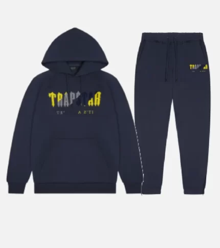 Official Trapstar Chenille Blu Navy/Giallo Tuta